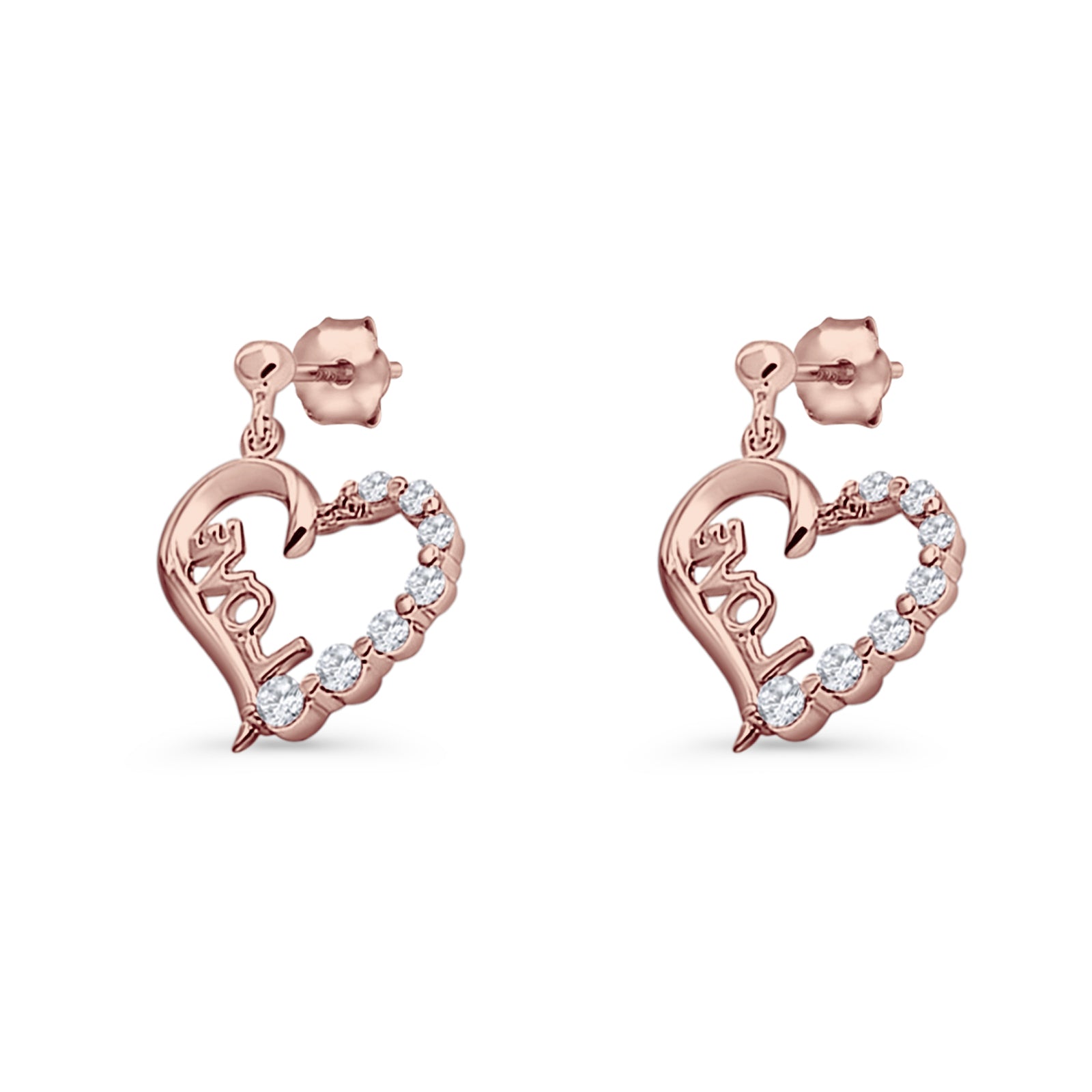 Love Stud Earrings