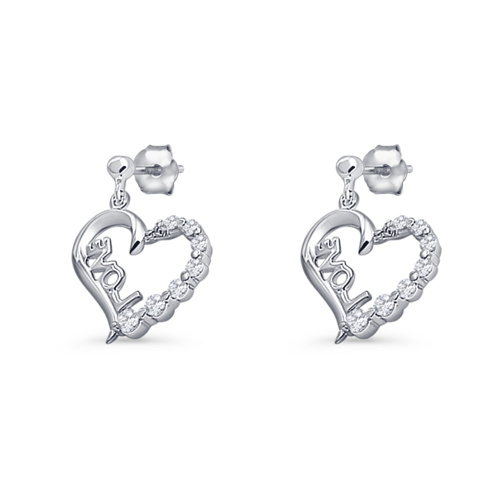 Love Stud Earrings