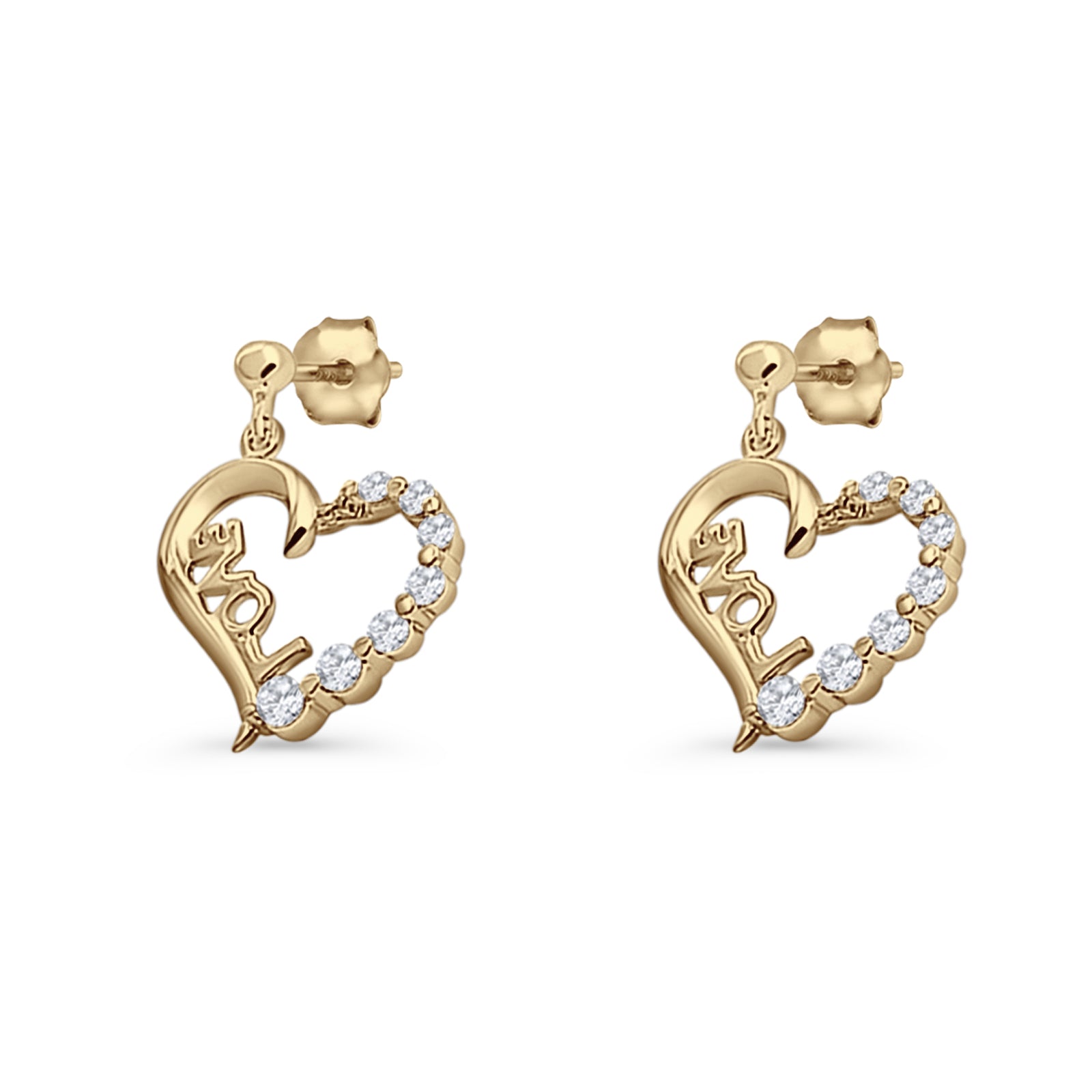 Love Stud Earrings