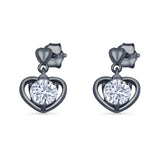 Heart Stud Earrings