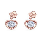 Heart Stud Earrings