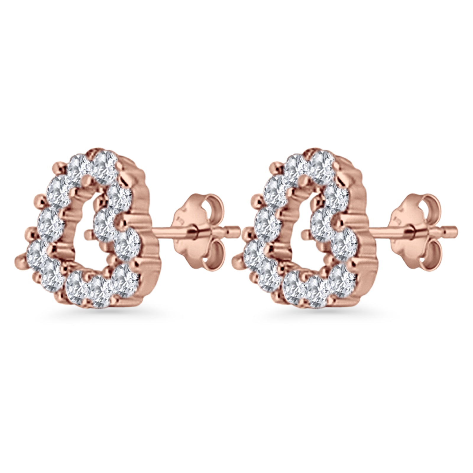 Heart Stud Earrings