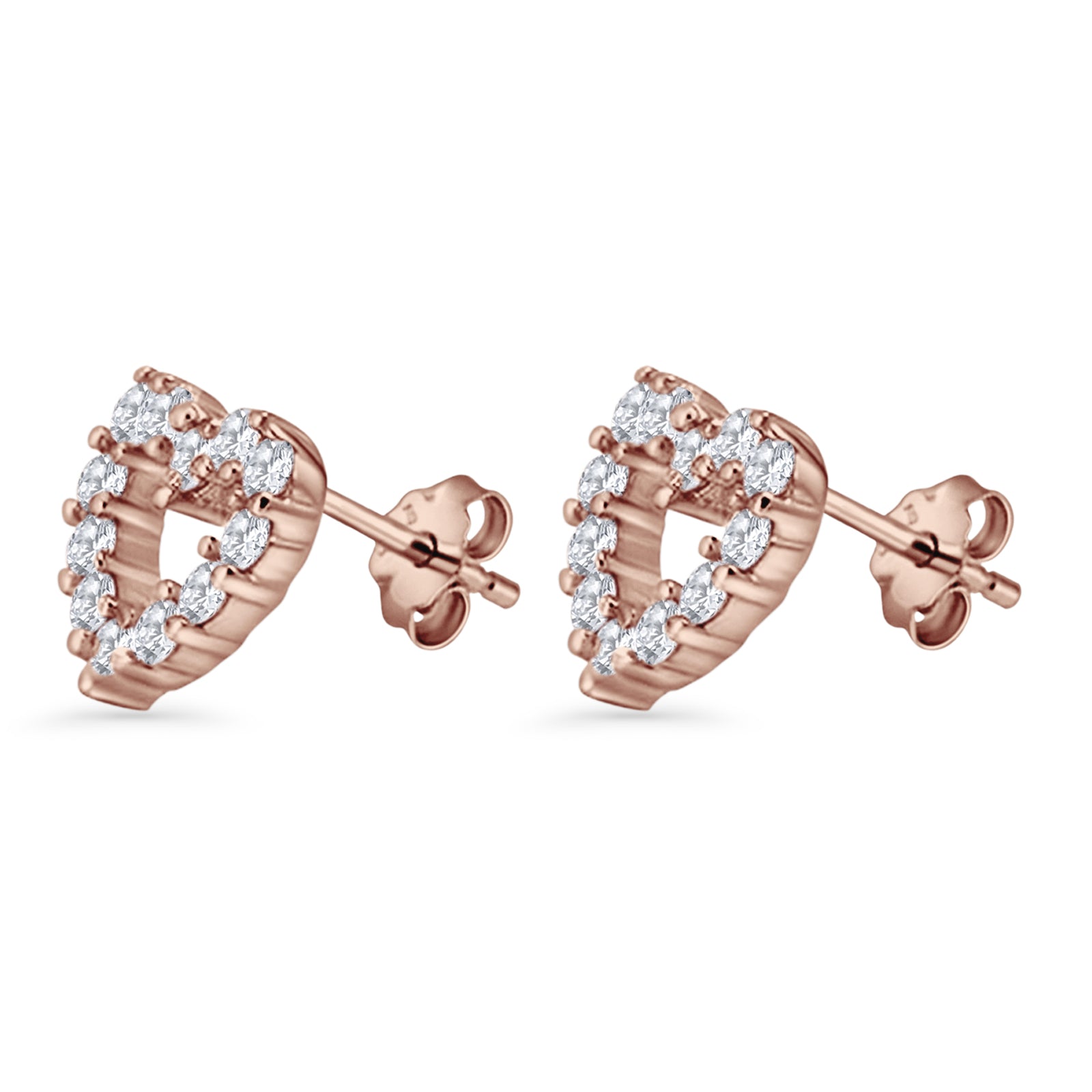 Heart Stud Earrings