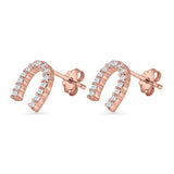 Horseshoe Stud Earrings