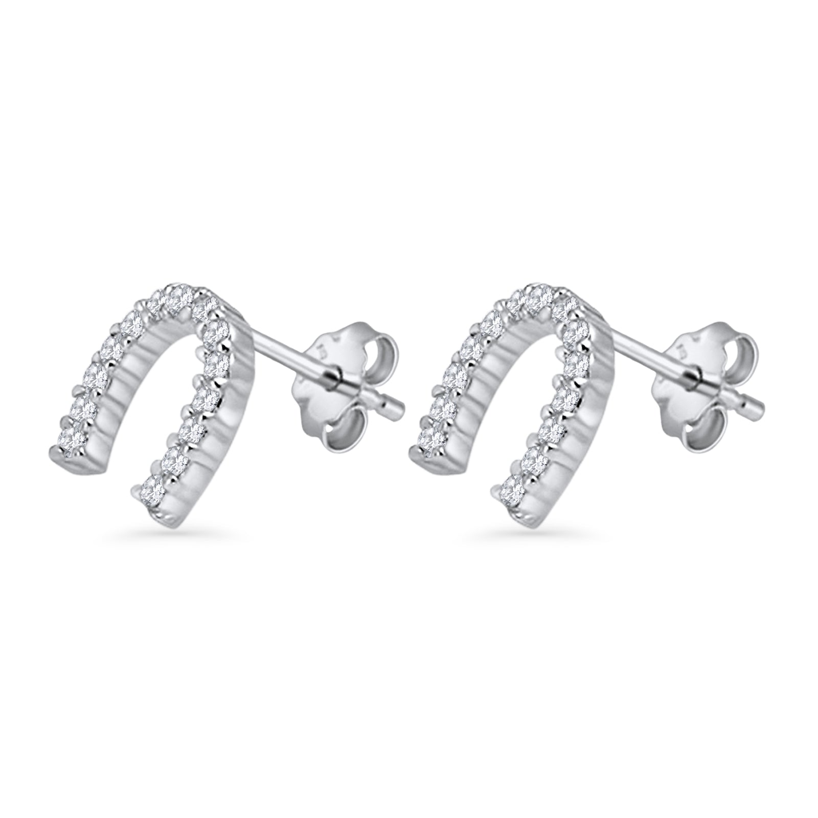 Horseshoe Stud Earrings