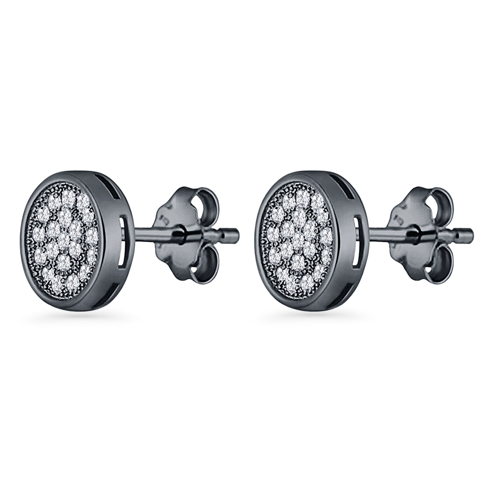 Round Stud Earrings