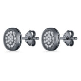 Round Stud Earrings