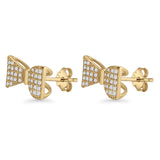Bow Knot Stud Earrings