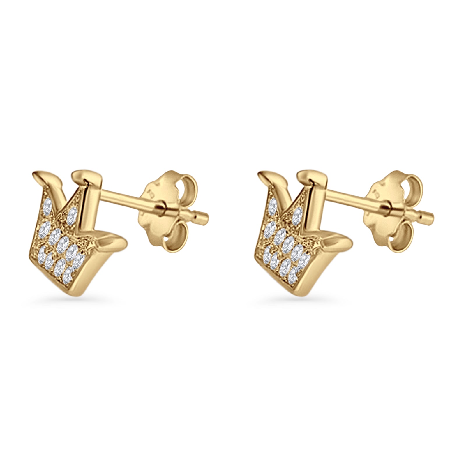 Crown Stud Earrings