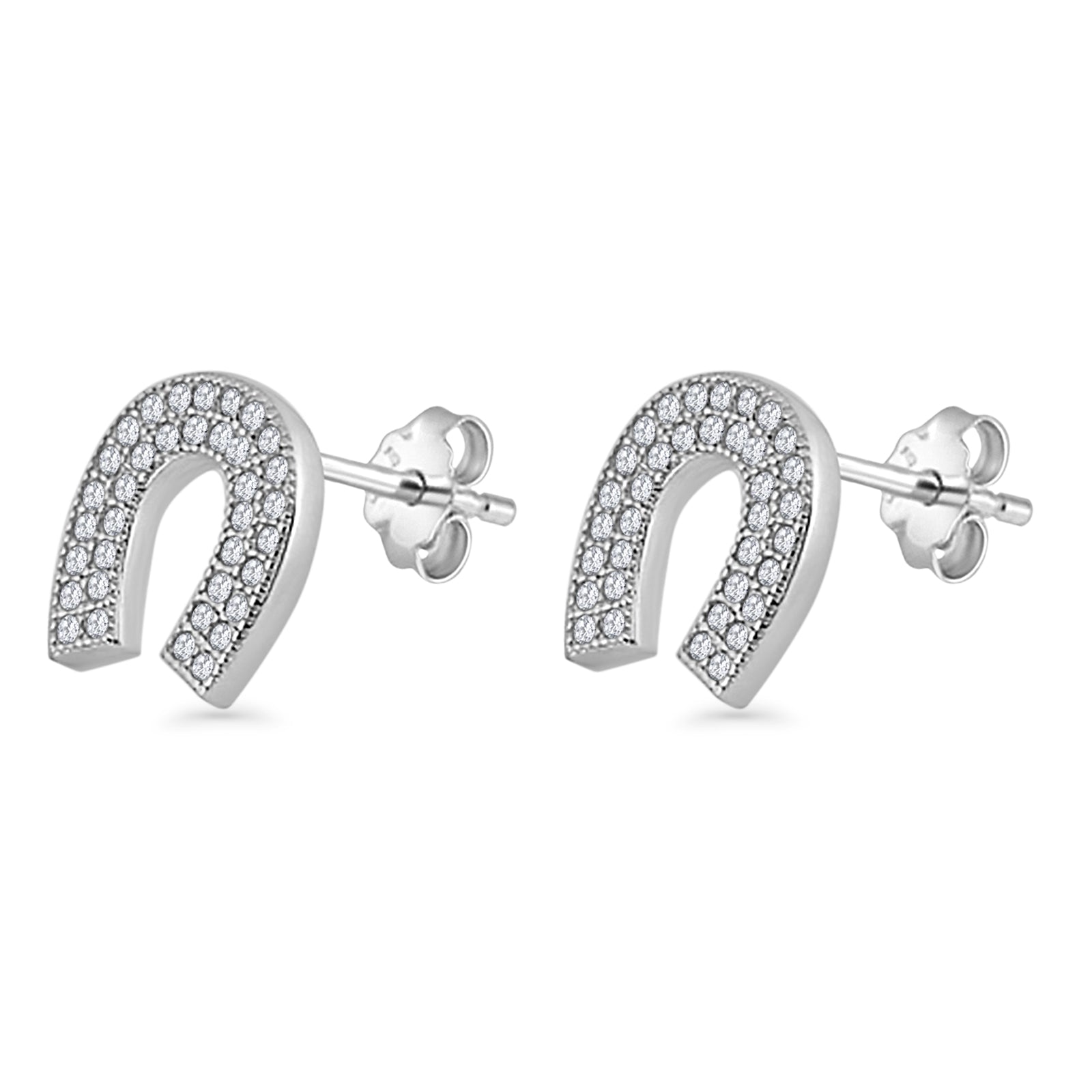 Horseshoe Stud Earrings