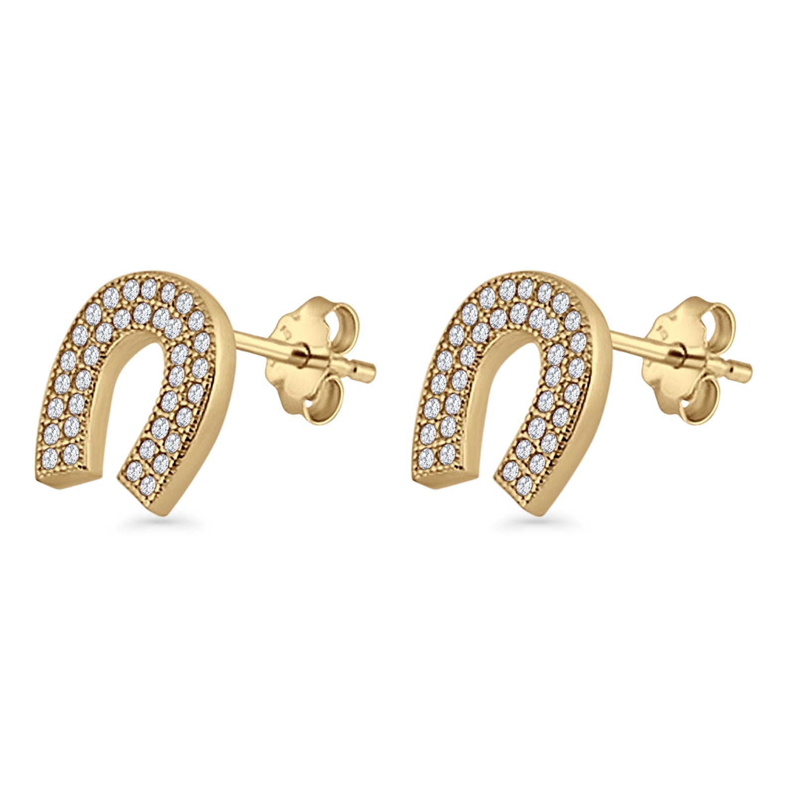 Horseshoe Stud Earrings