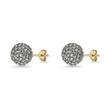 Full Ball Stud Earring