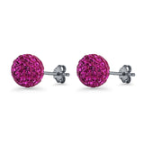 Full Ball Stud Earring