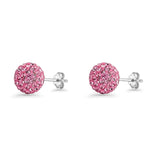 Full Ball Stud Earring