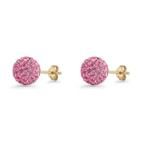 Full Ball Stud Earring