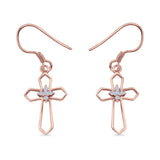 Cross Fishhook Earring