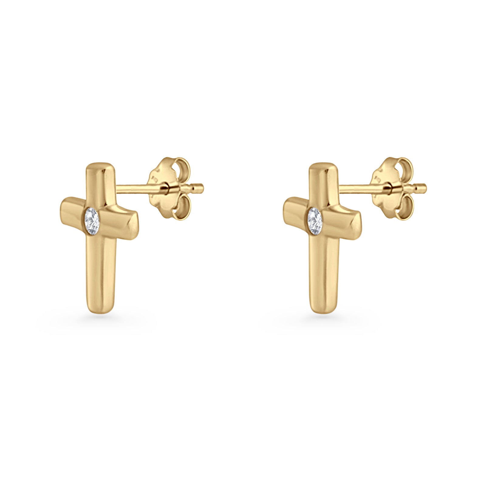 Cross Stud Earrings