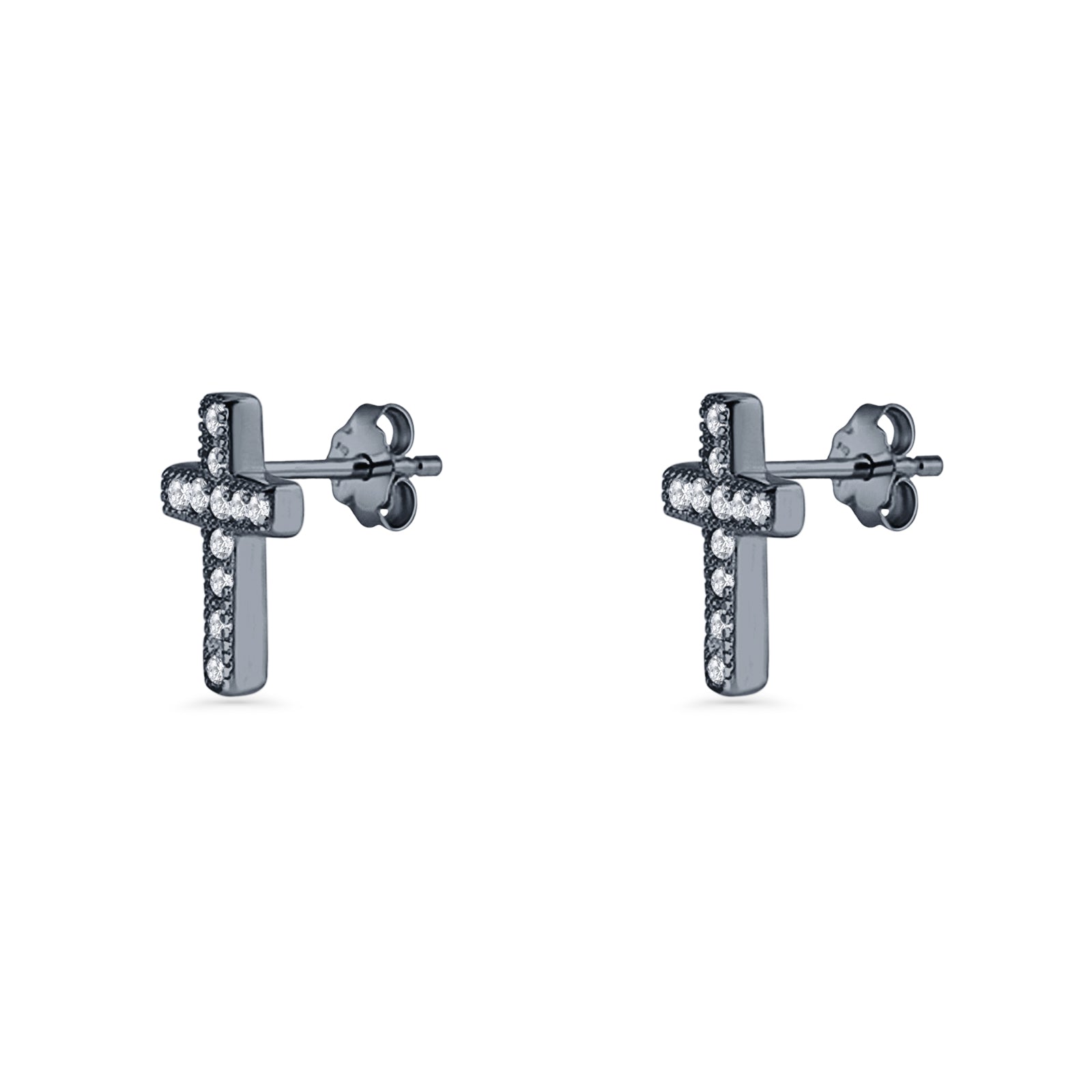 Cross Stud Earrings