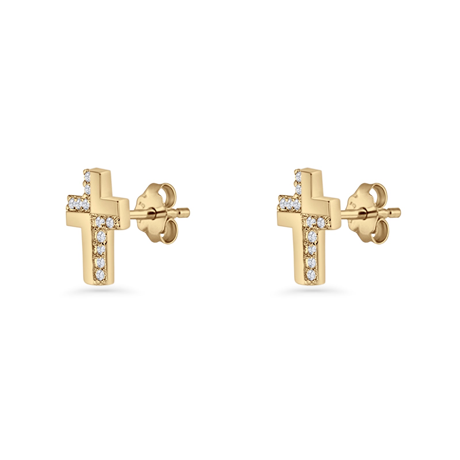 Cross Stud Earring