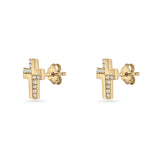 Cross Stud Earring