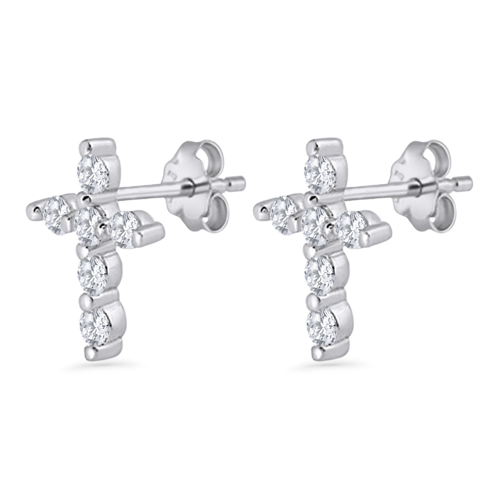 Cross Stud Earring