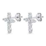 Cross Stud Earring