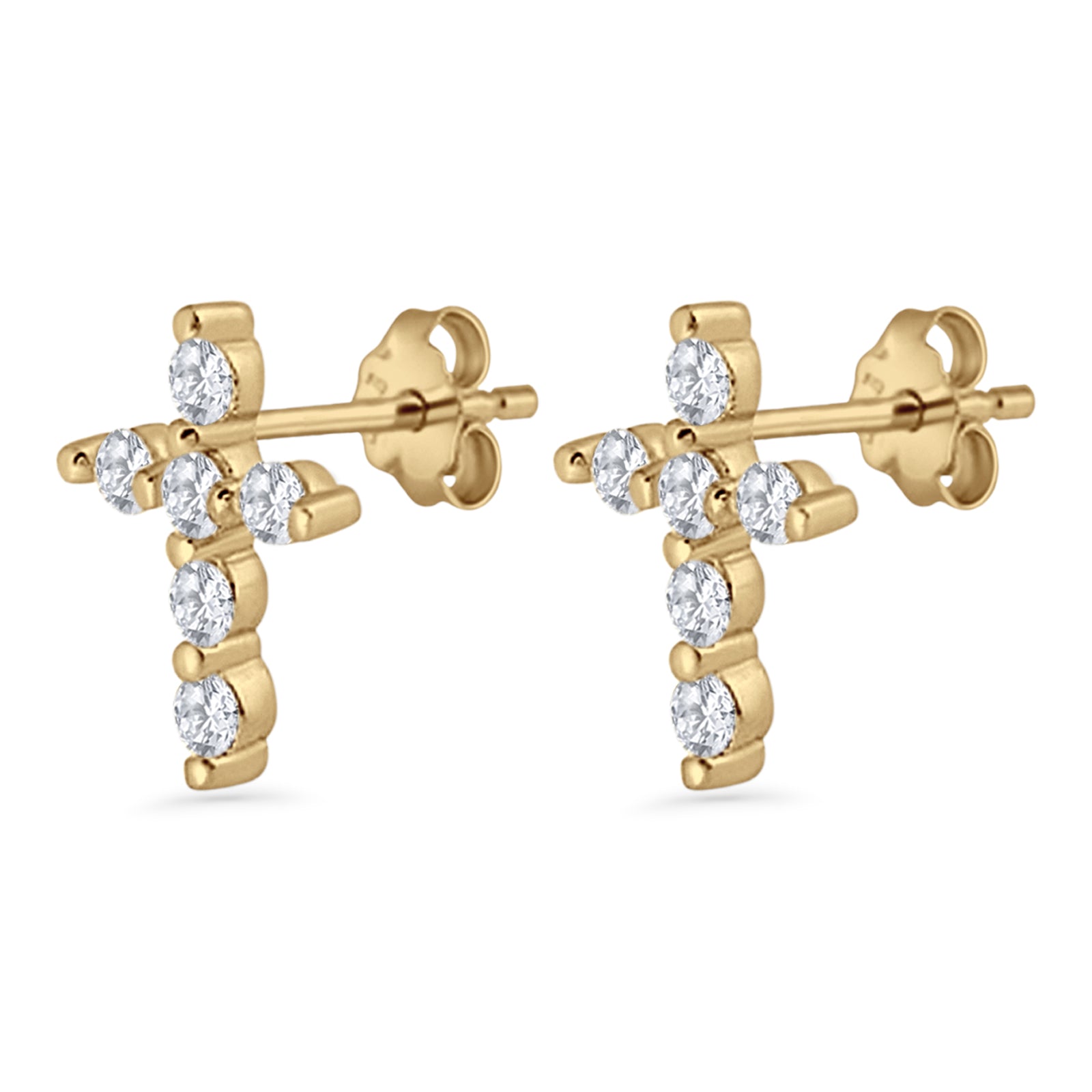 Cross Stud Earring