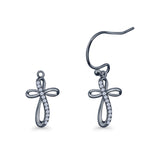 Cross Fishhook Earring