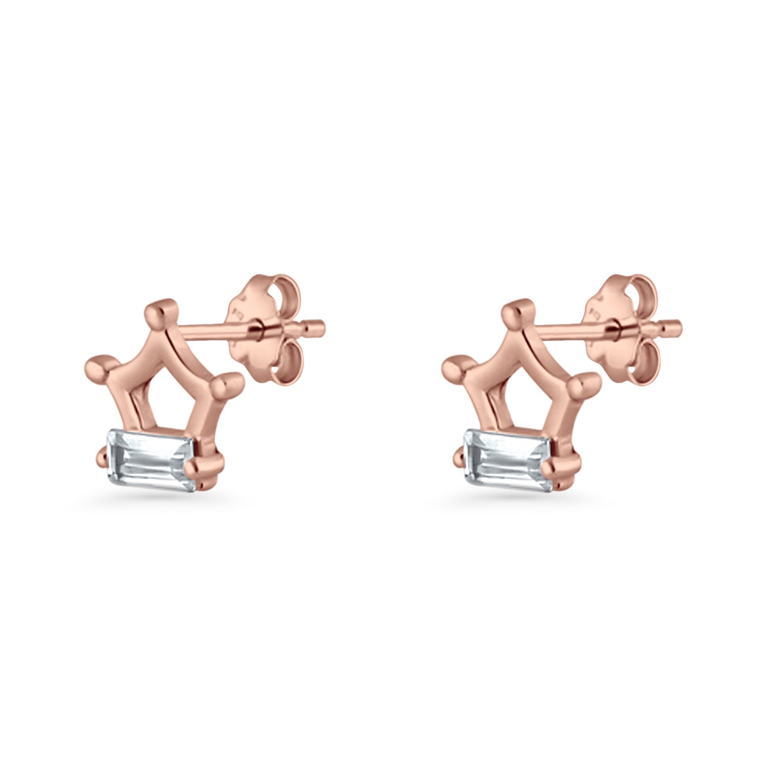 Crown Stud Earrings