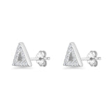 Triangular Stud Earrings