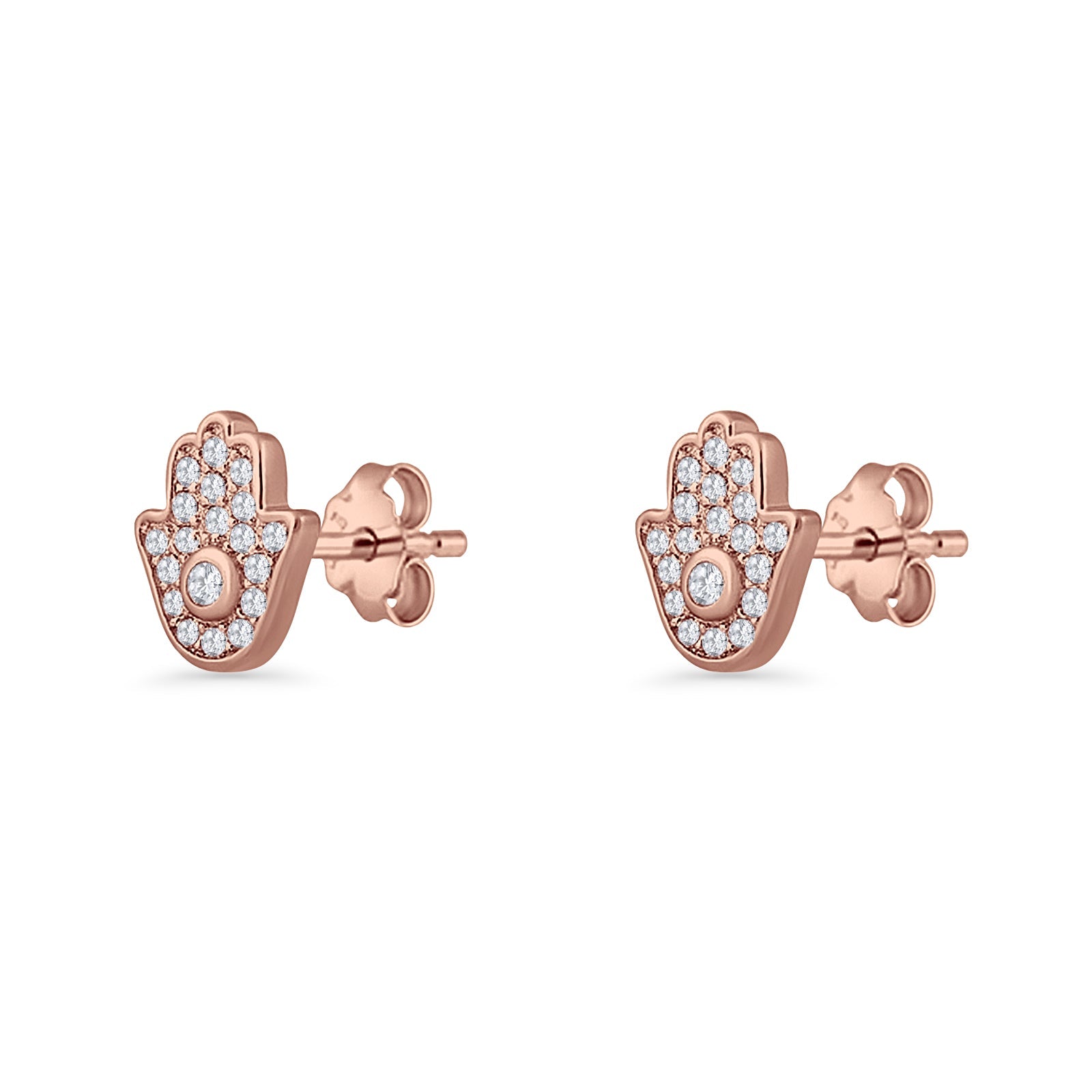 Hamsa Hand Stud Earrings