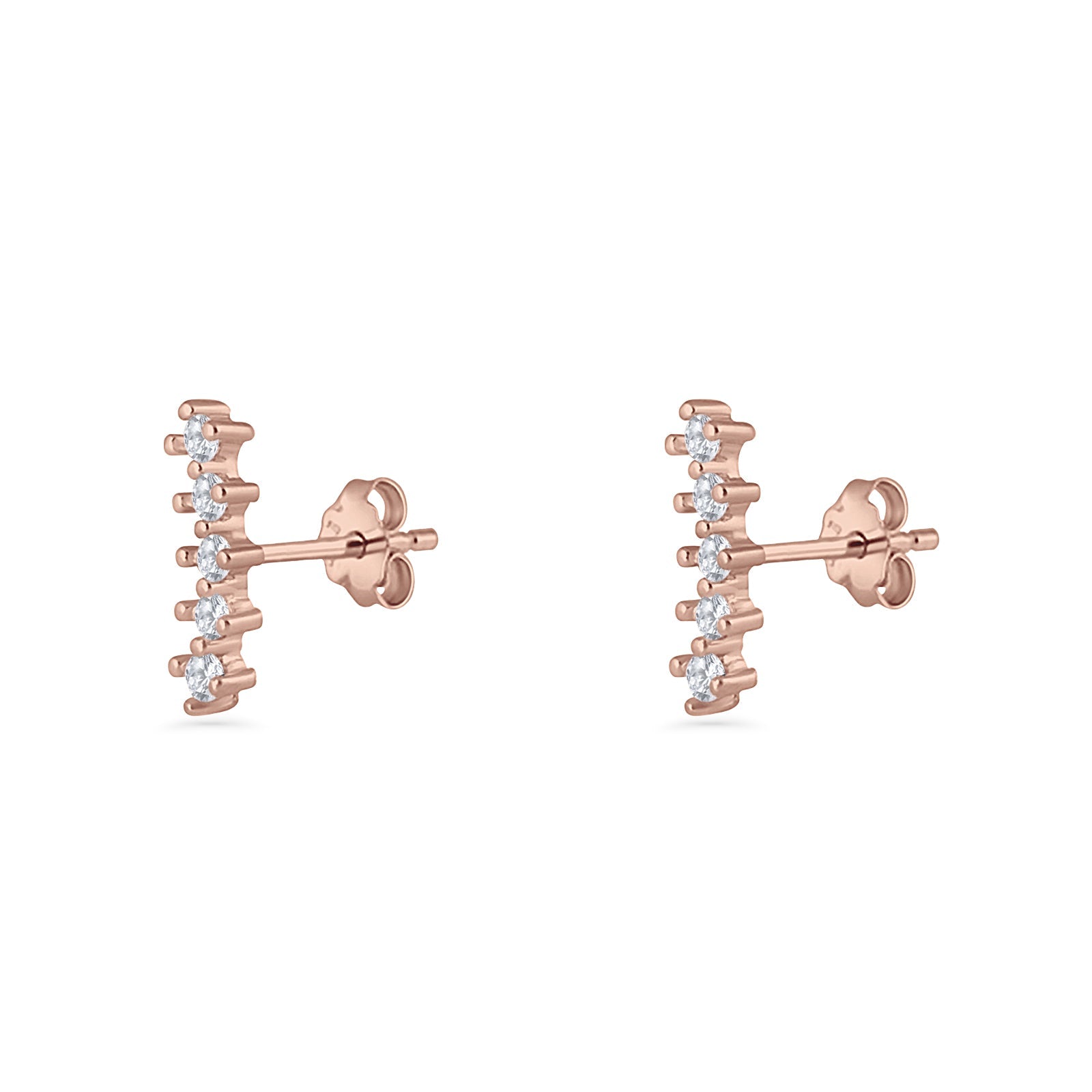 Bar Stud Earrings