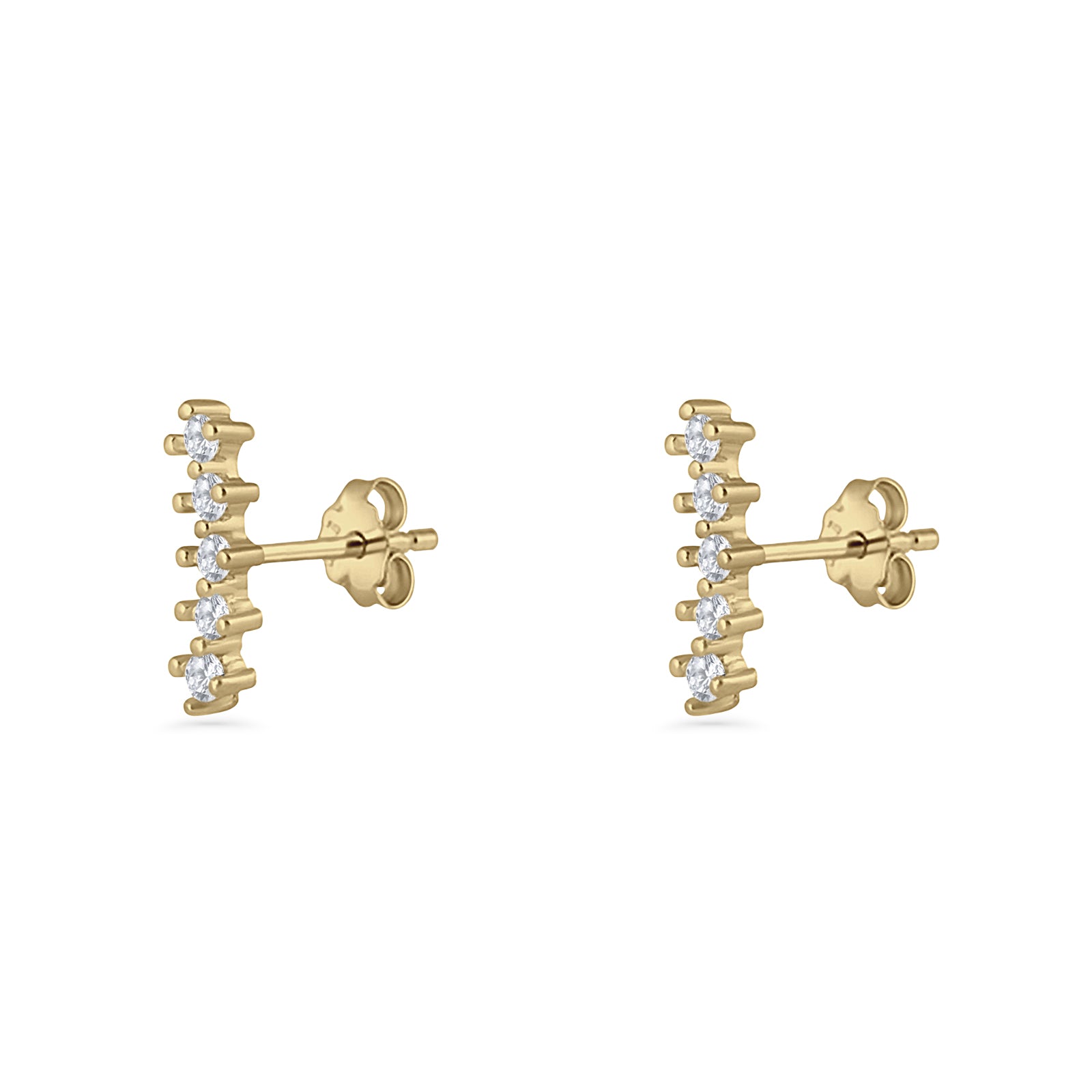Bar Stud Earrings