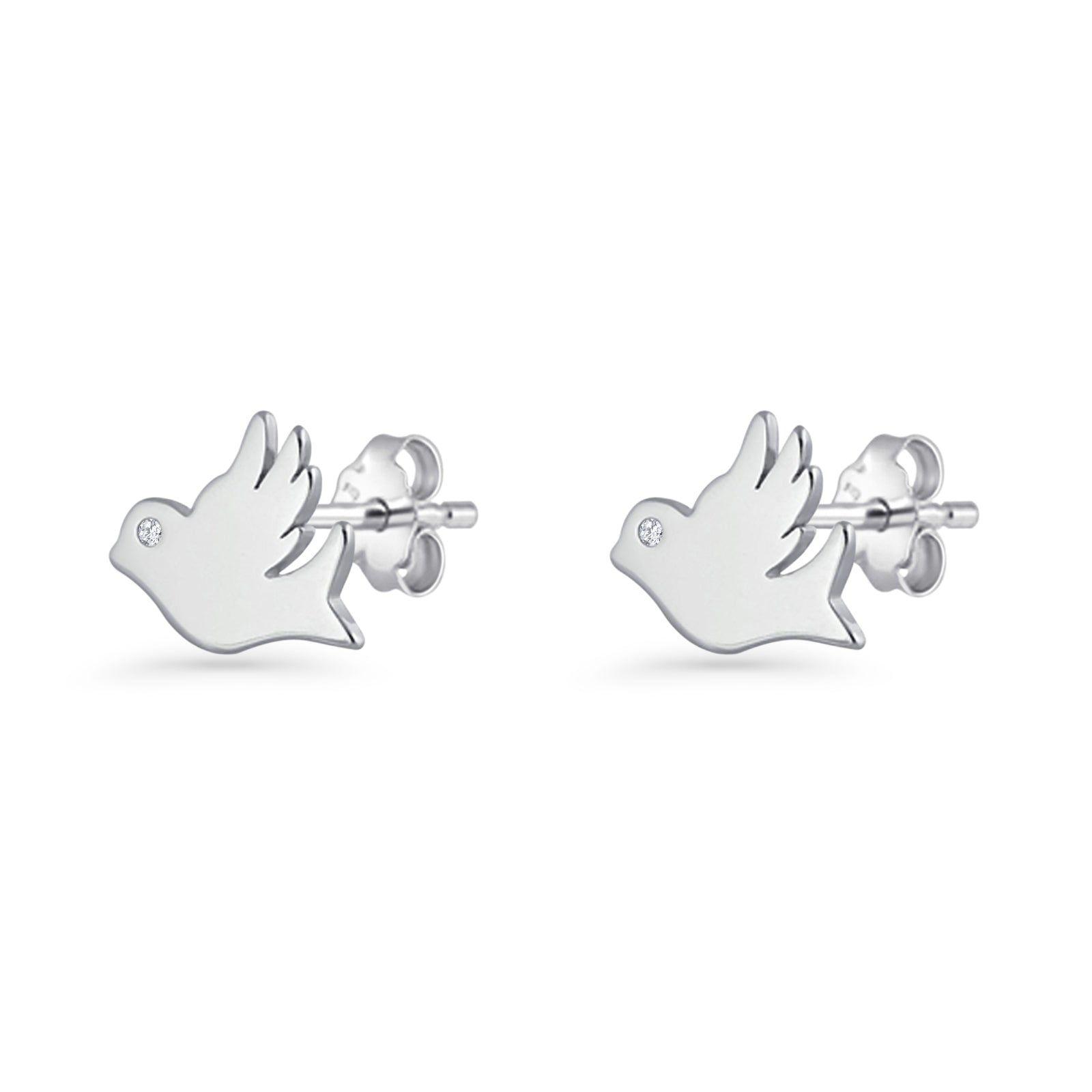 Dove Stud Earring