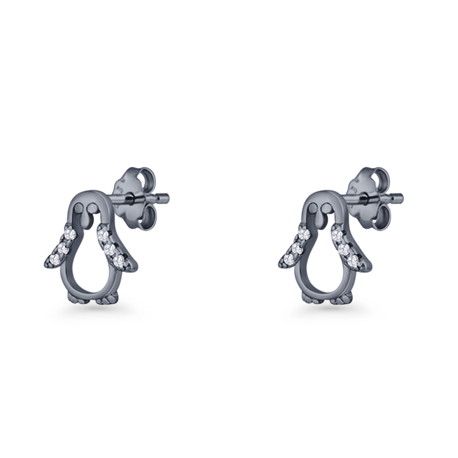 Penguin Stud Earring