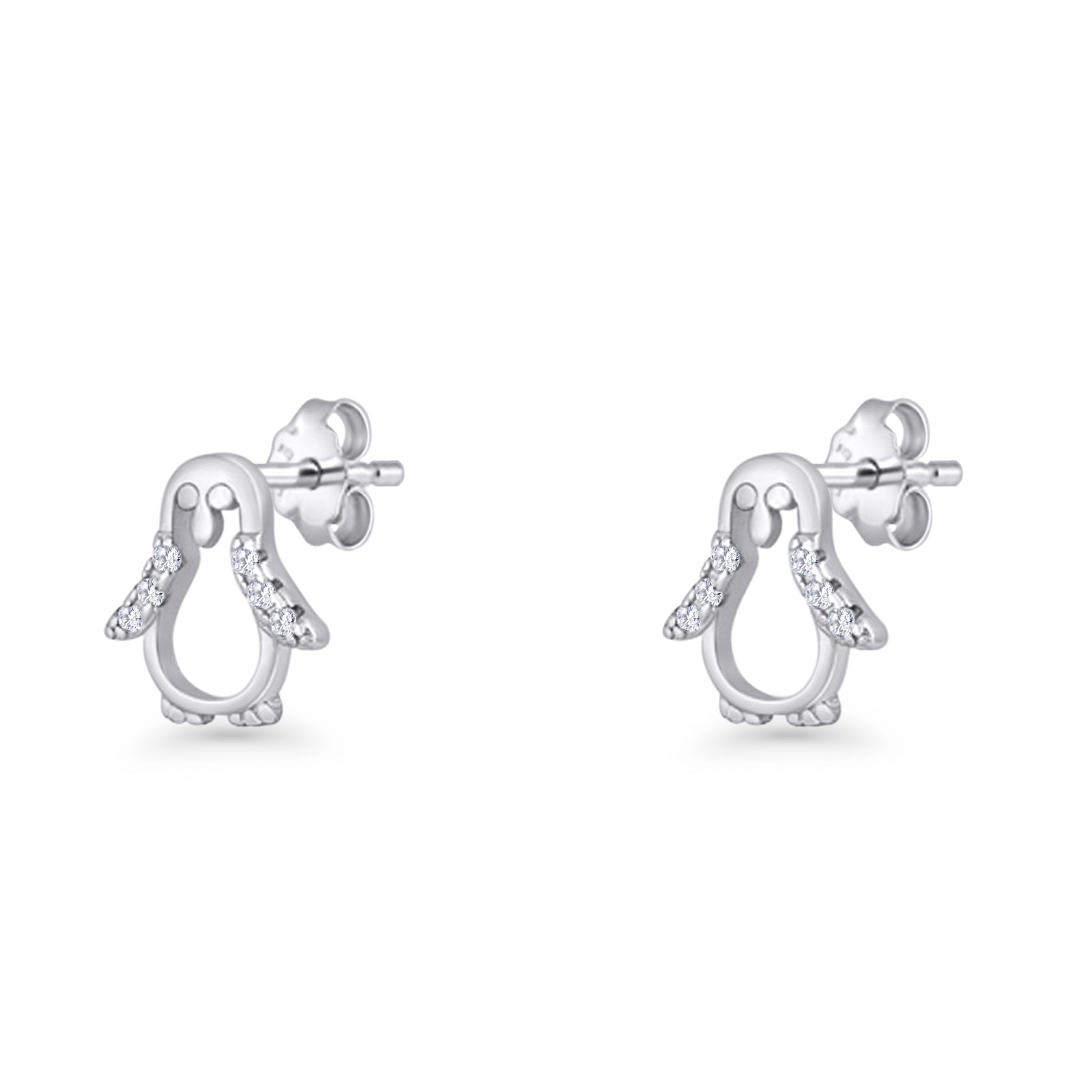 Penguin Stud Earring