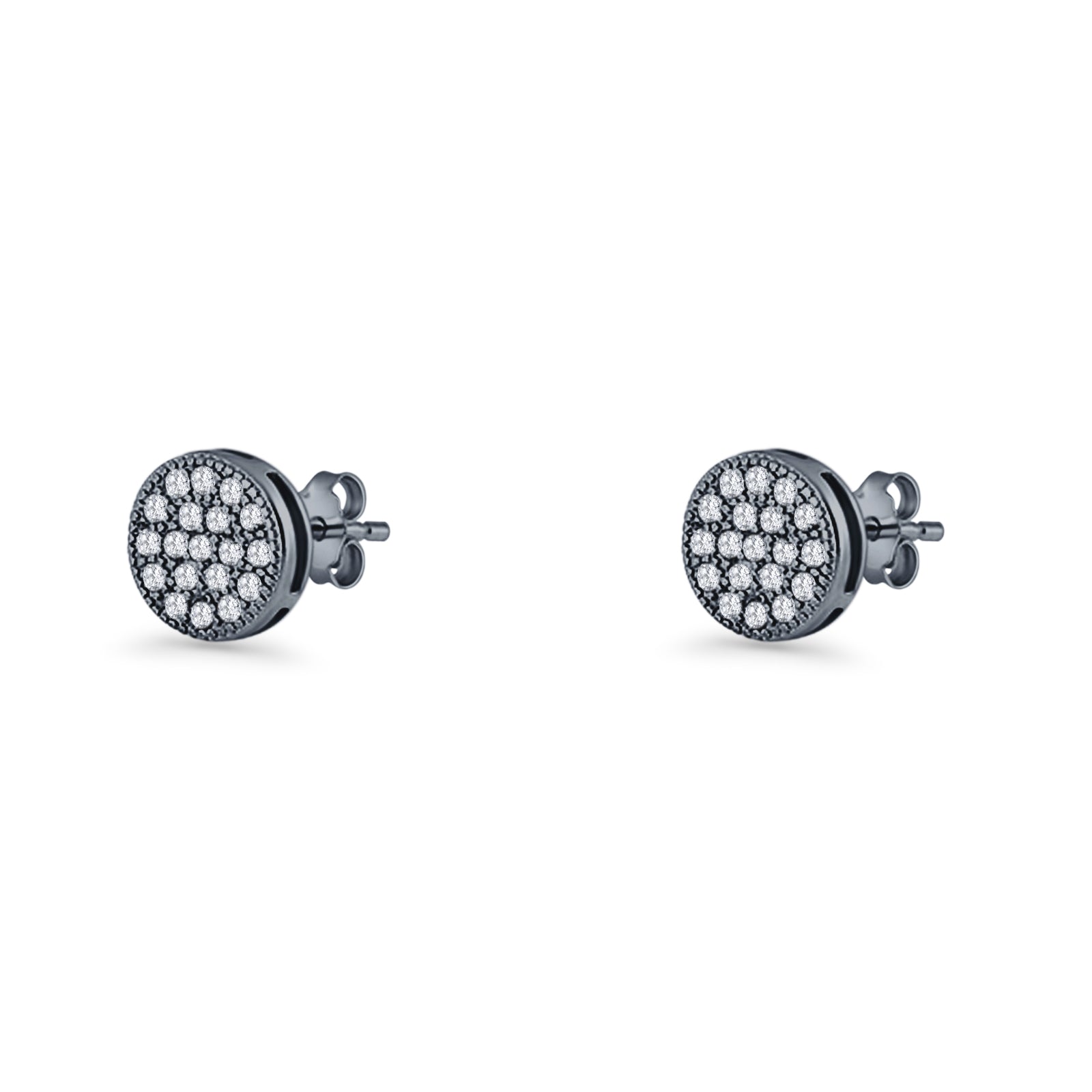 Round Stud Earrings