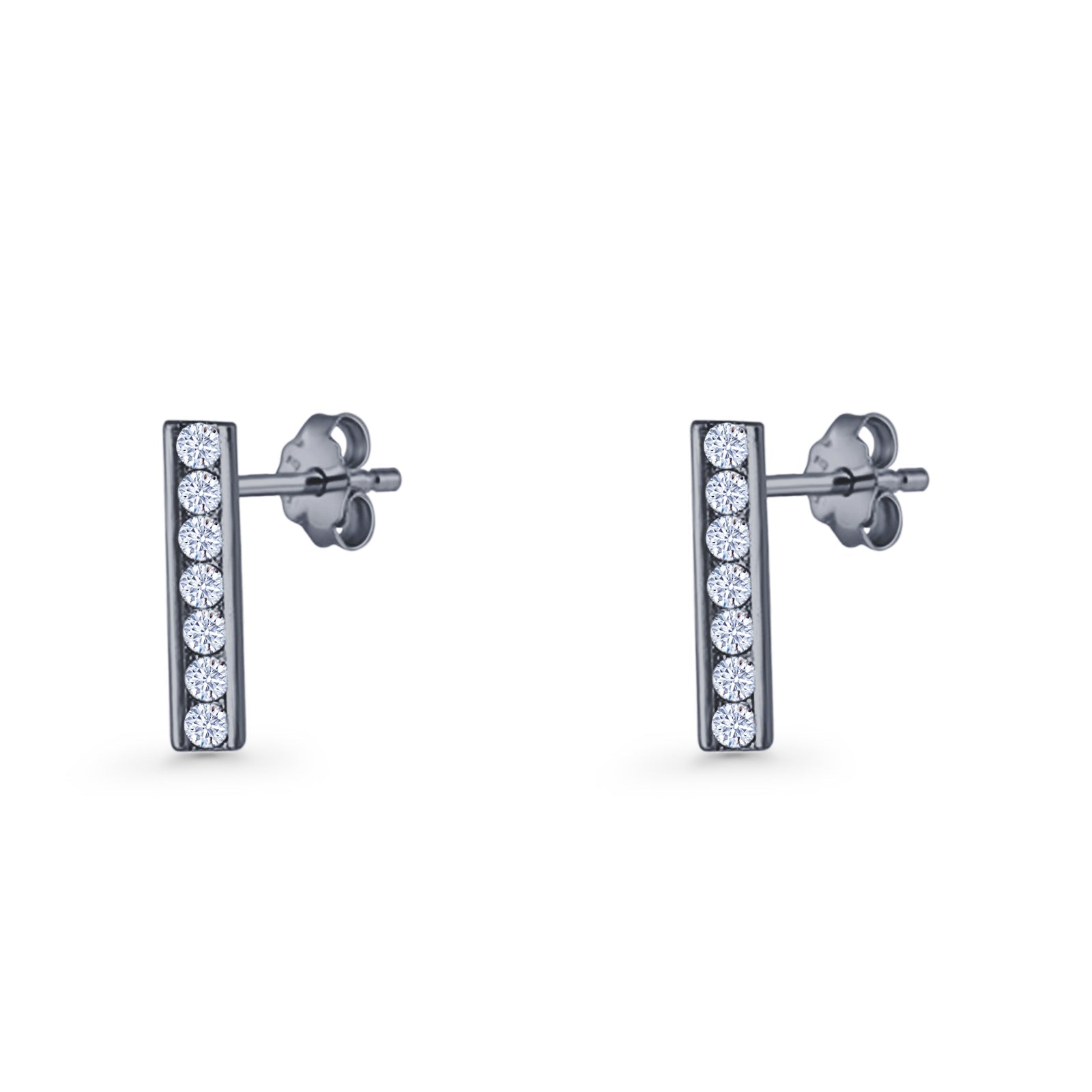 Bar Stud Earrings