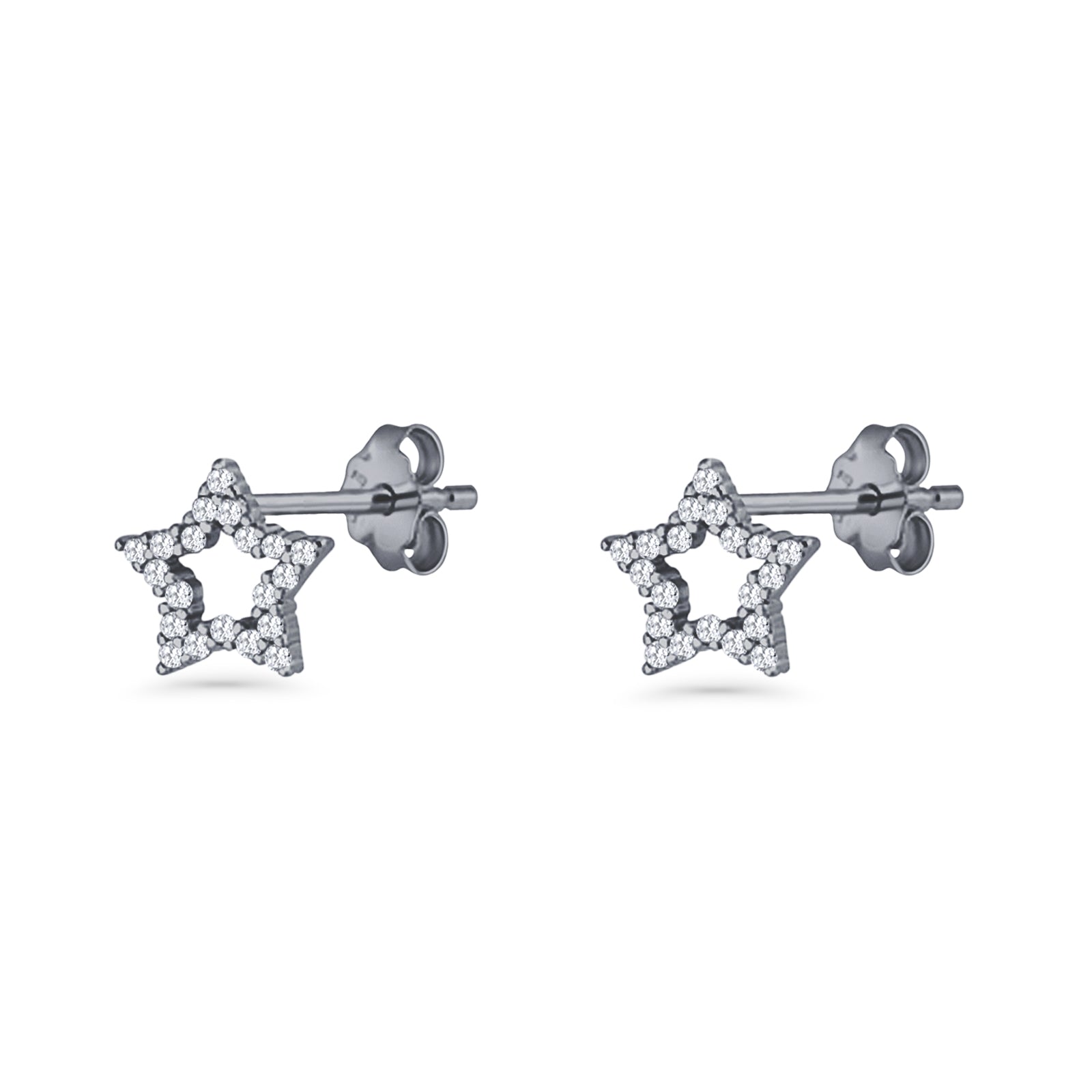 Moon & Star Stud Earrings