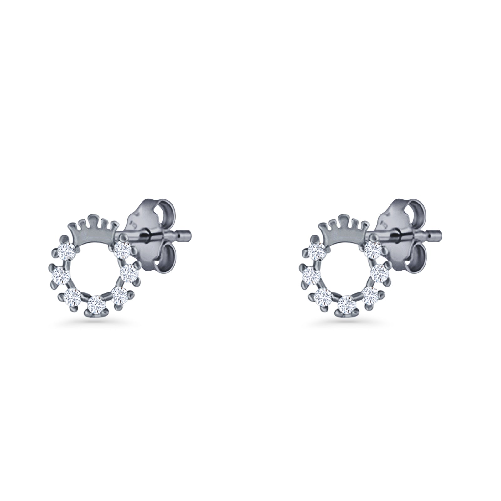 Crown Stud Earrings