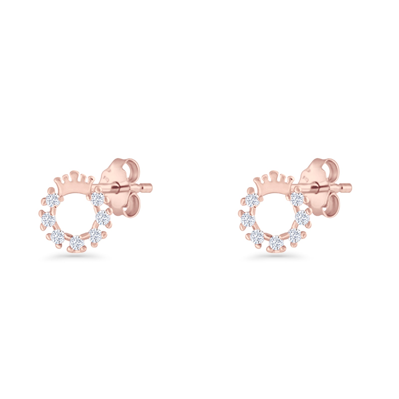 Crown Stud Earrings