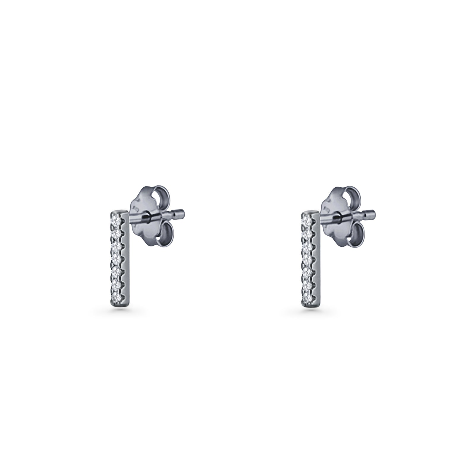 Initial I Stud Earrings