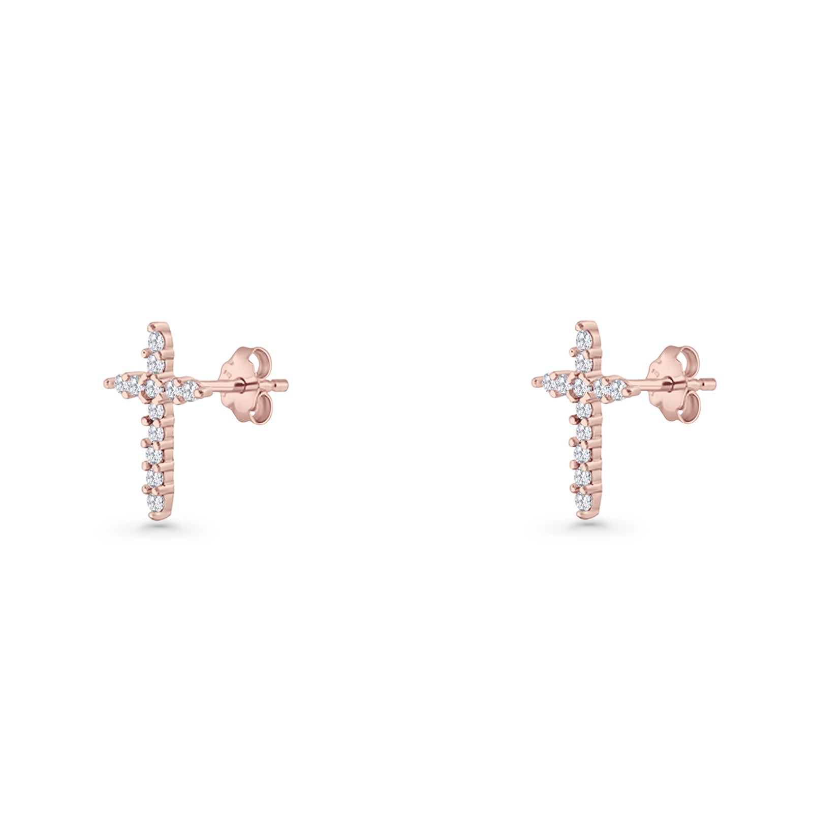 Cross Stud Earrings