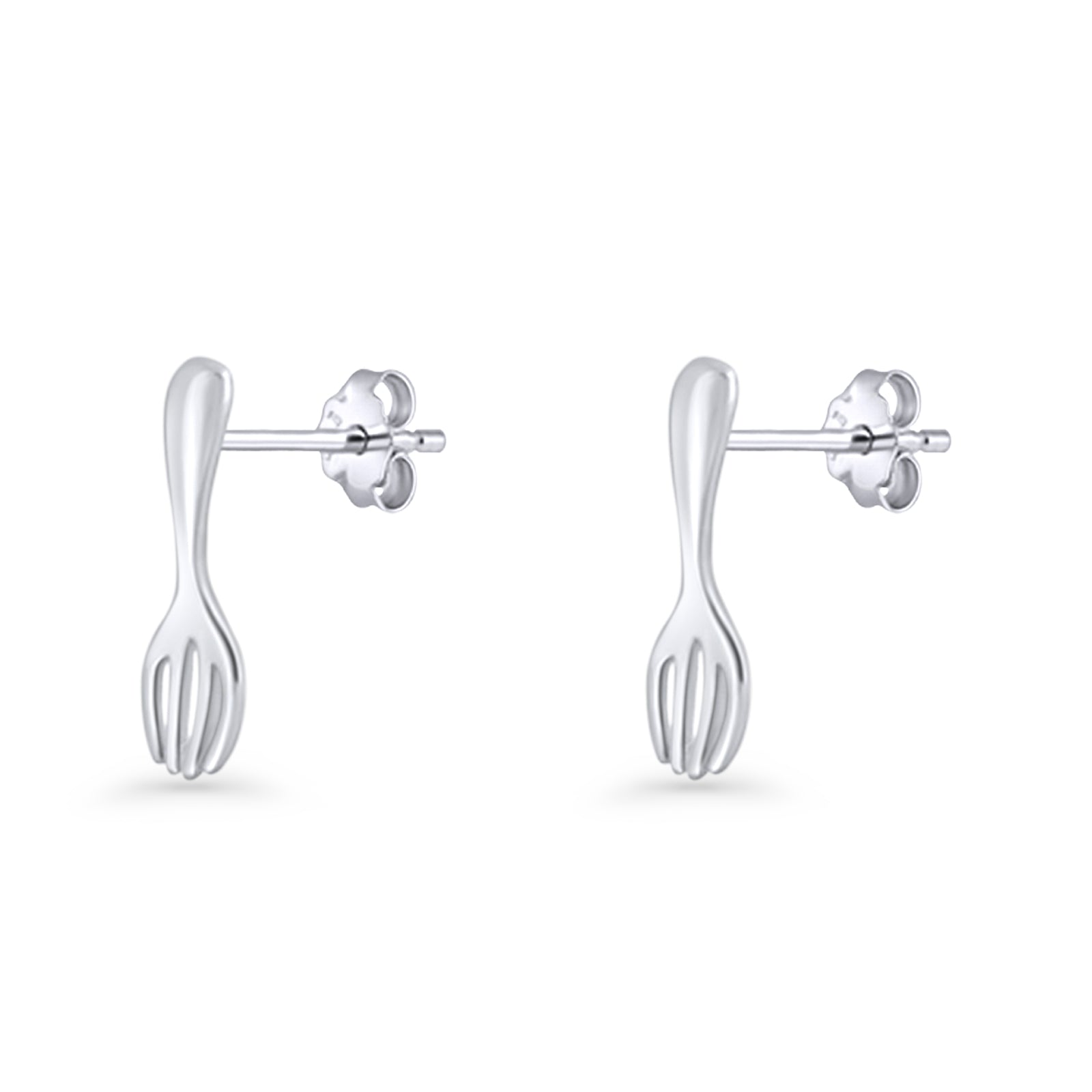 Spoon & Fork Stud Earrings