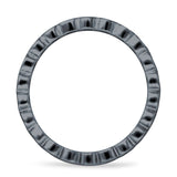 Full Eternity CZ Bezel Set Ring