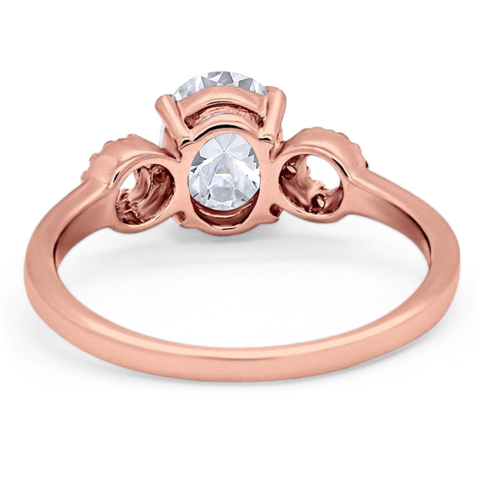 Art Deco Oval Natural Stone Filigree Ring