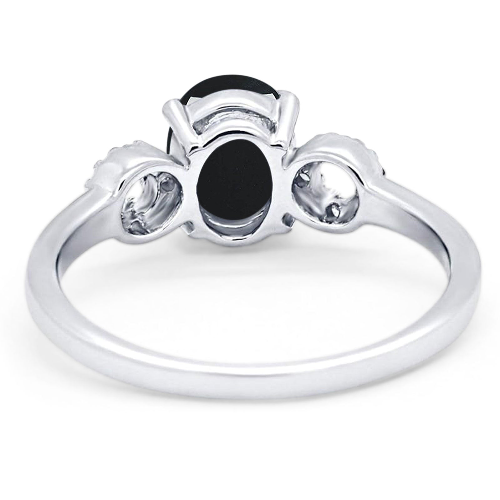 Art Deco Oval Natural Stone Filigree Ring
