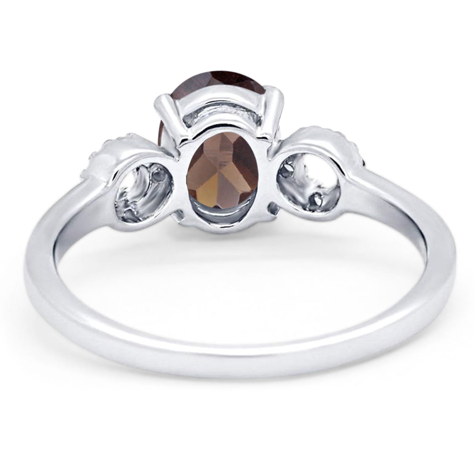Art Deco Oval Natural Stone Filigree Ring