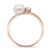Pearl Solitaire Ring