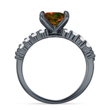 Princess Cut CZ Stackable Ring